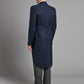 Luxury Morning Coat - Navy Herringbone