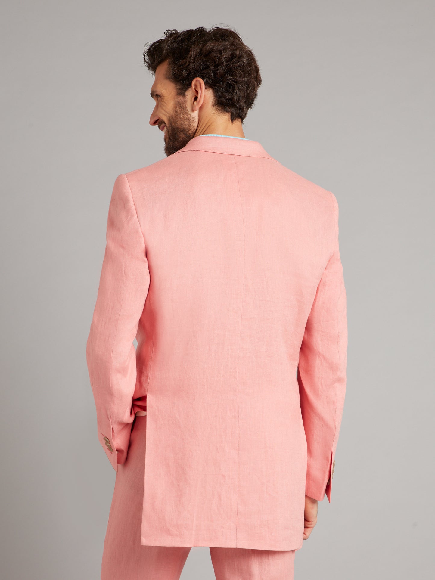 Eaton Jacket - Dusky Pink Linen