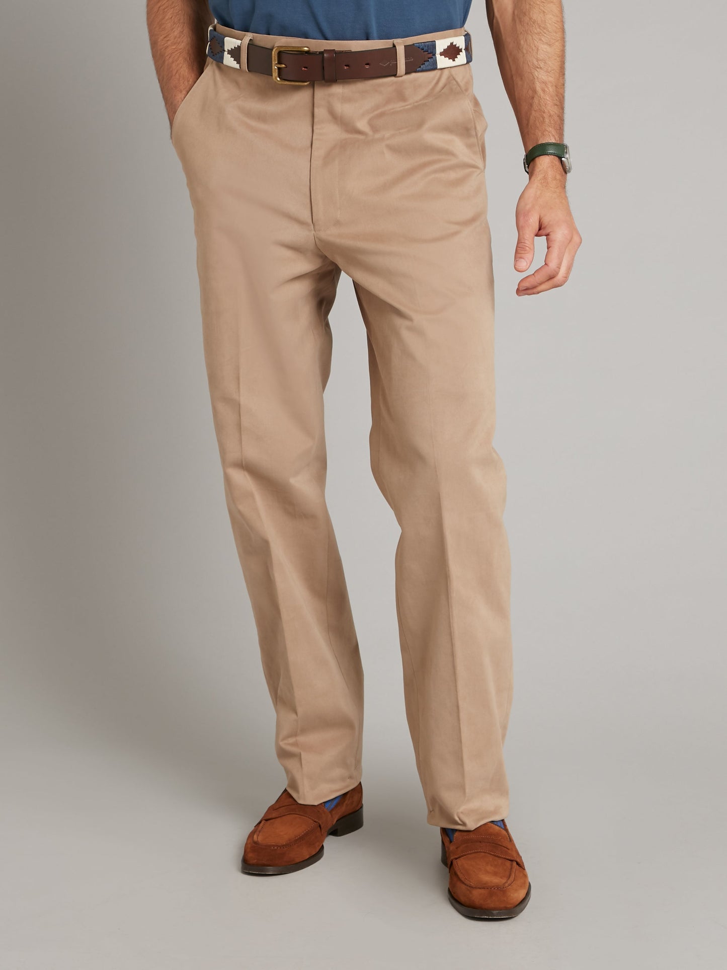 Heavyweight Cotton Pants - Tan