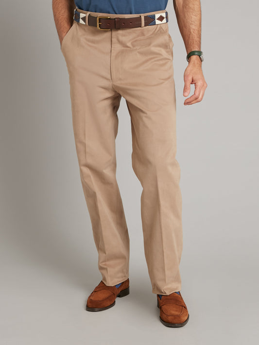 Heavyweight Cotton Trousers - Tan