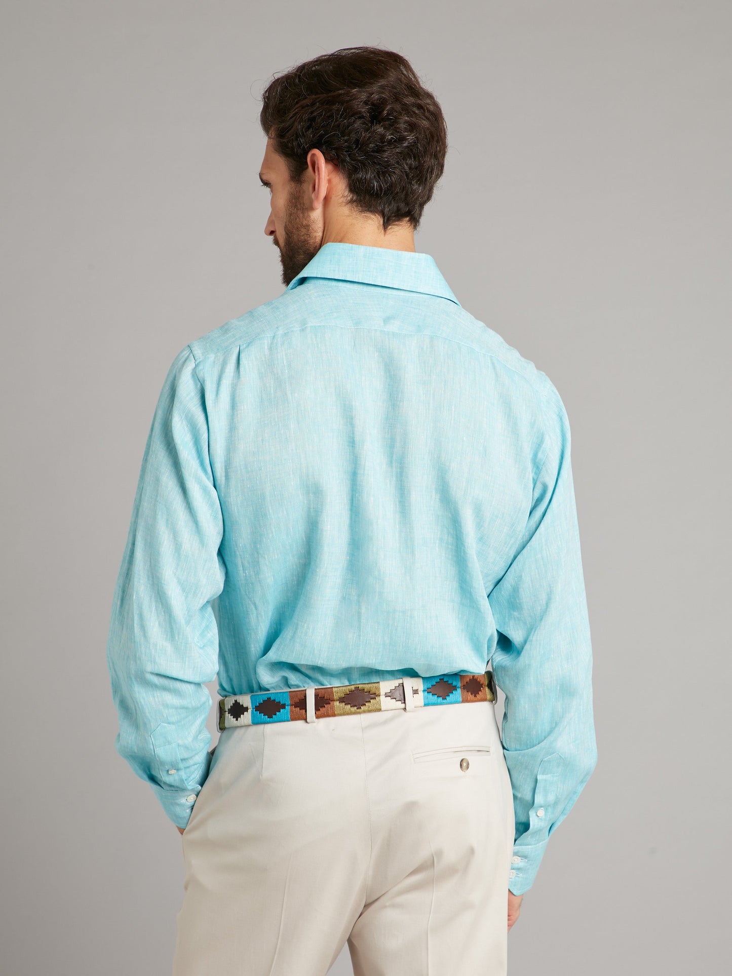 Regular Fit Shirt - Aqua Blue