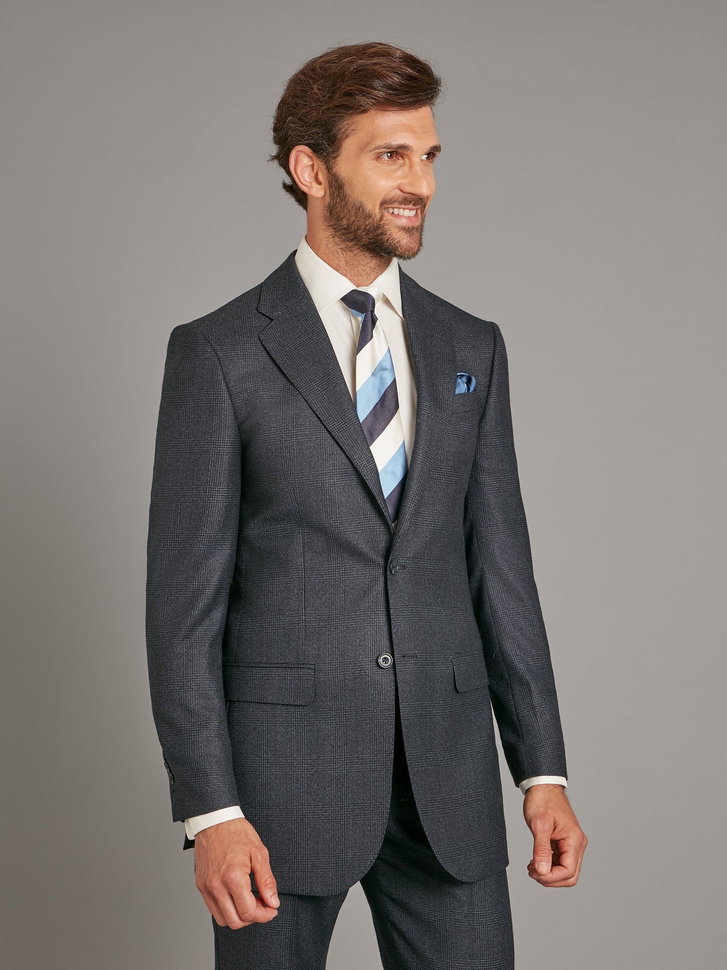 Astell Suit Prince of Wales - Navy