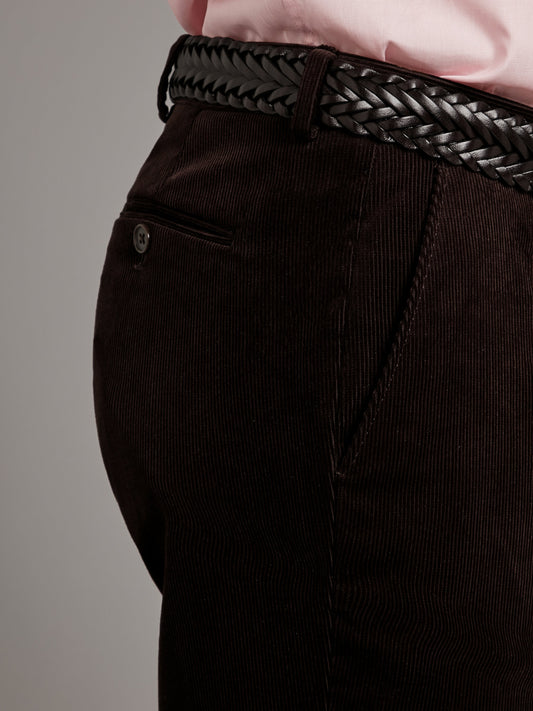 Needlecord Pants - Brown