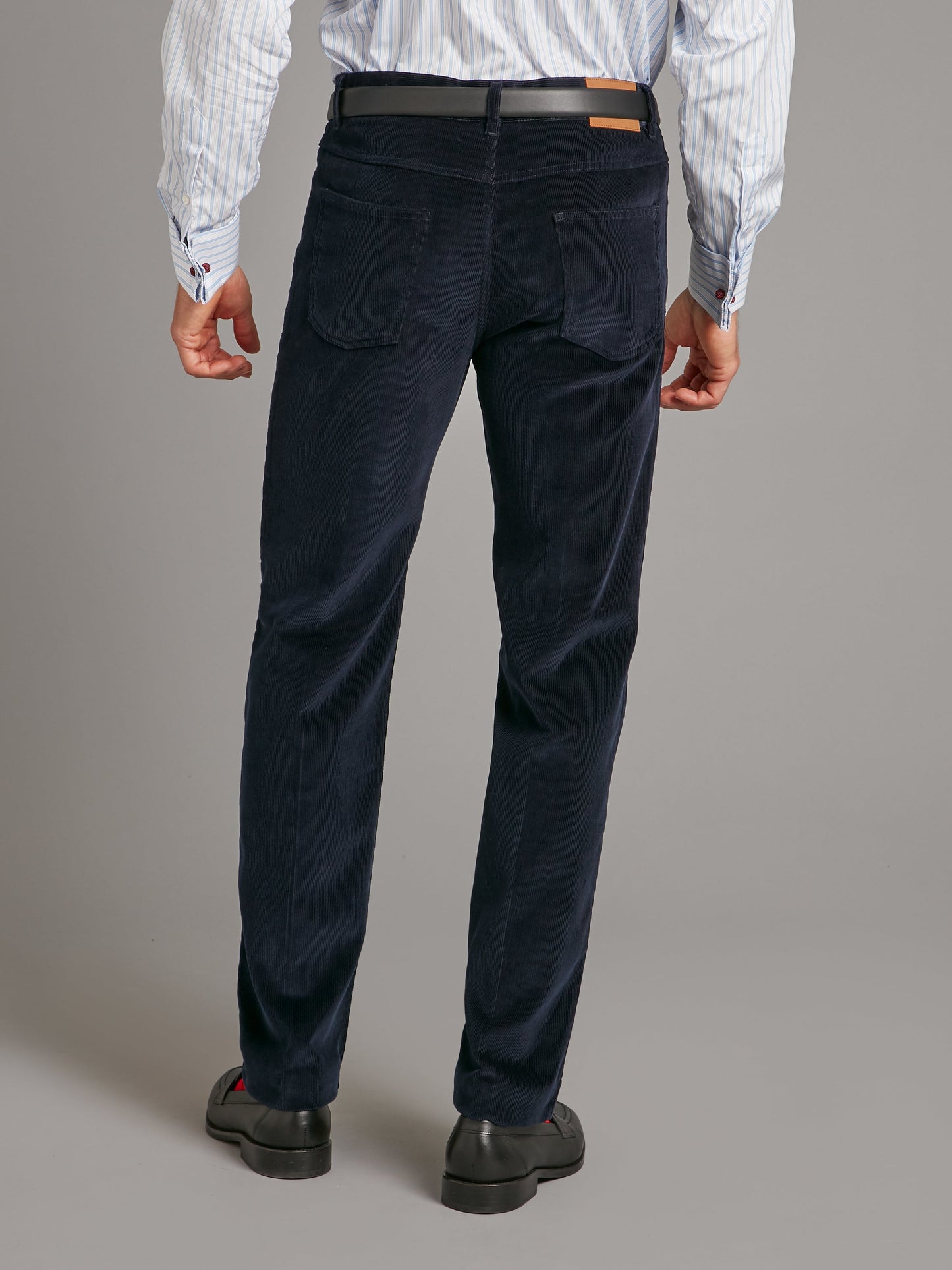 Needlecord Trousers - Navy