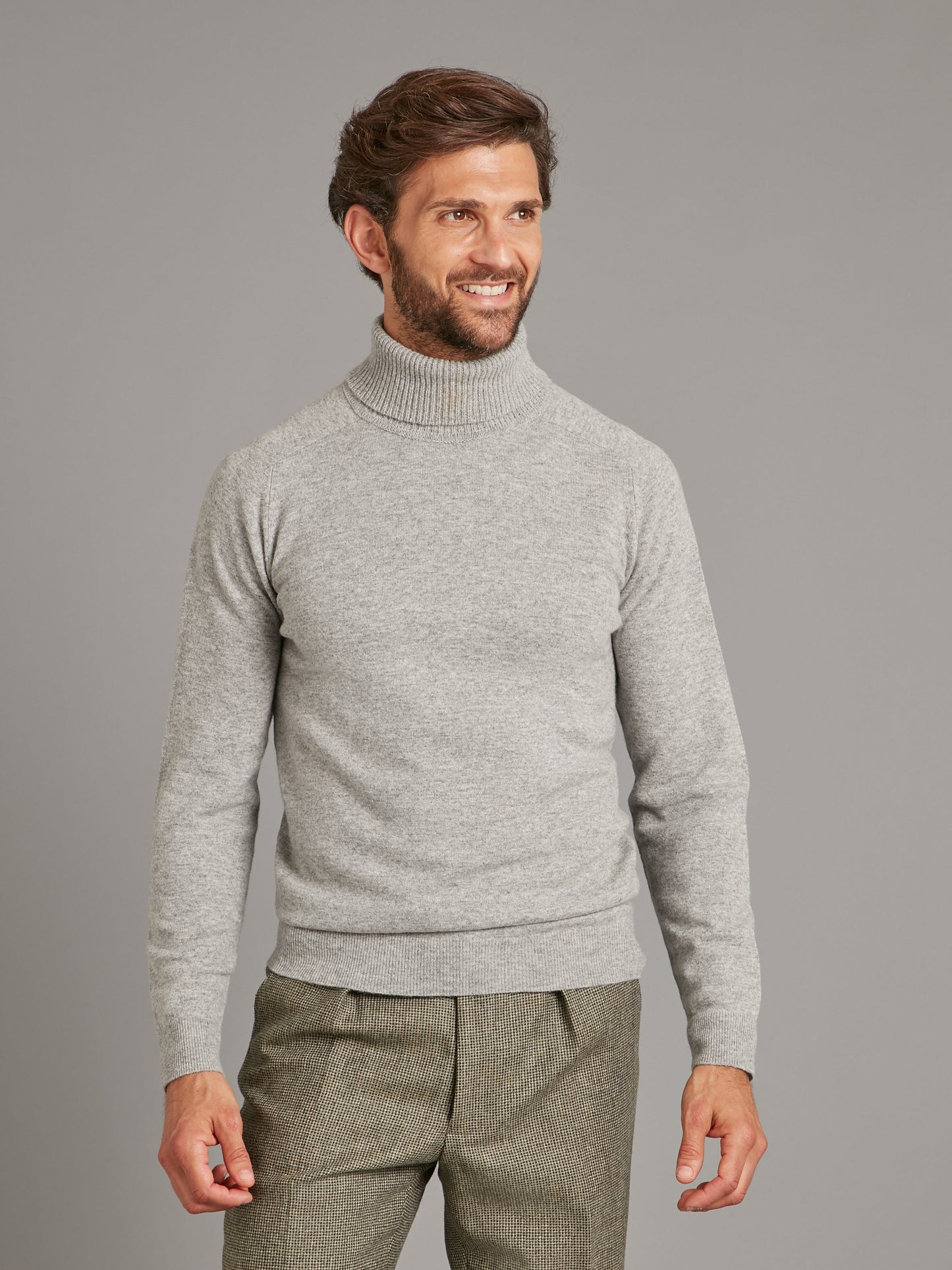 Roll Neck Jumper - Super Geelong Silver