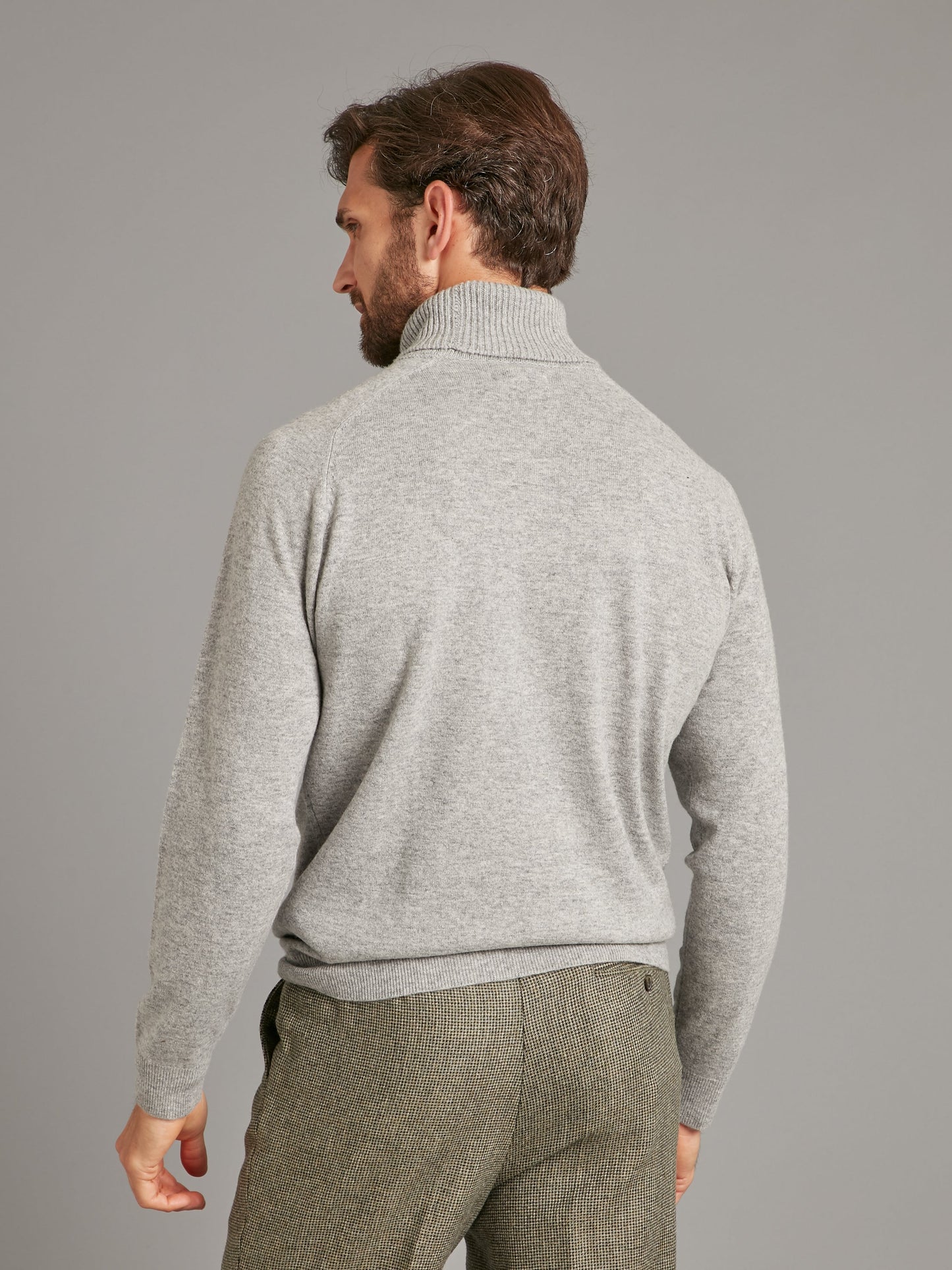 Roll Neck Jumper - Super Geelong Silver