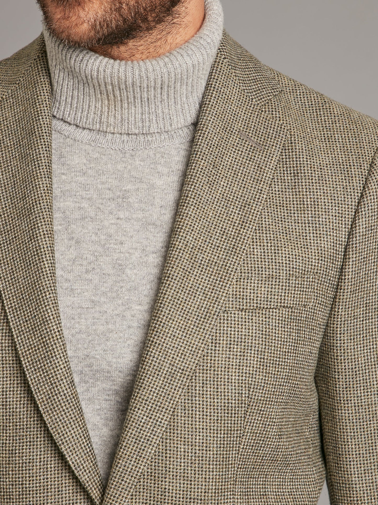 Eaton Jacket - Sage Nailhead Tweed