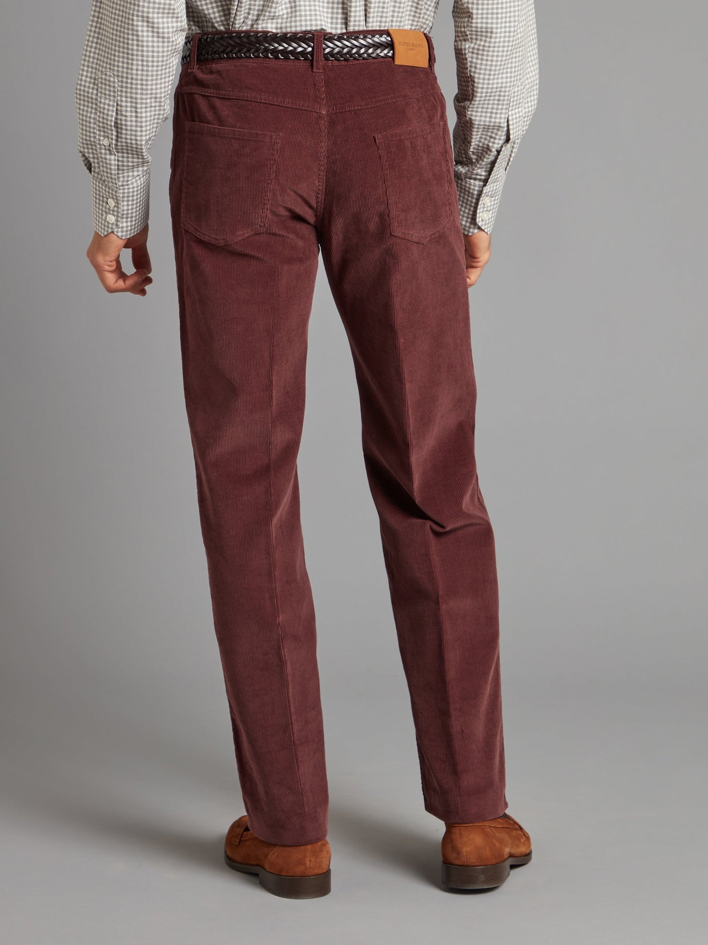 Needlecord Jeans - Berry