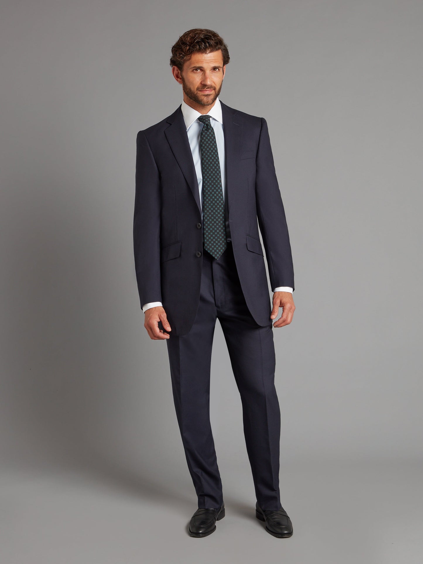 Lightweight Eaton Suit - Plain Navy