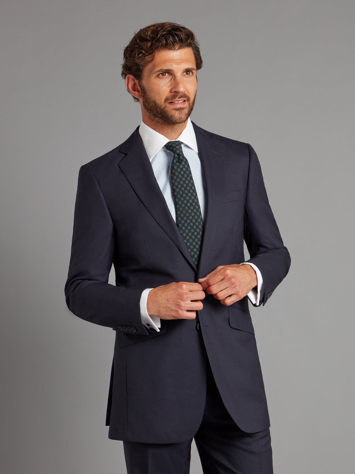 Lightweight Eaton Suit - Plain Navy