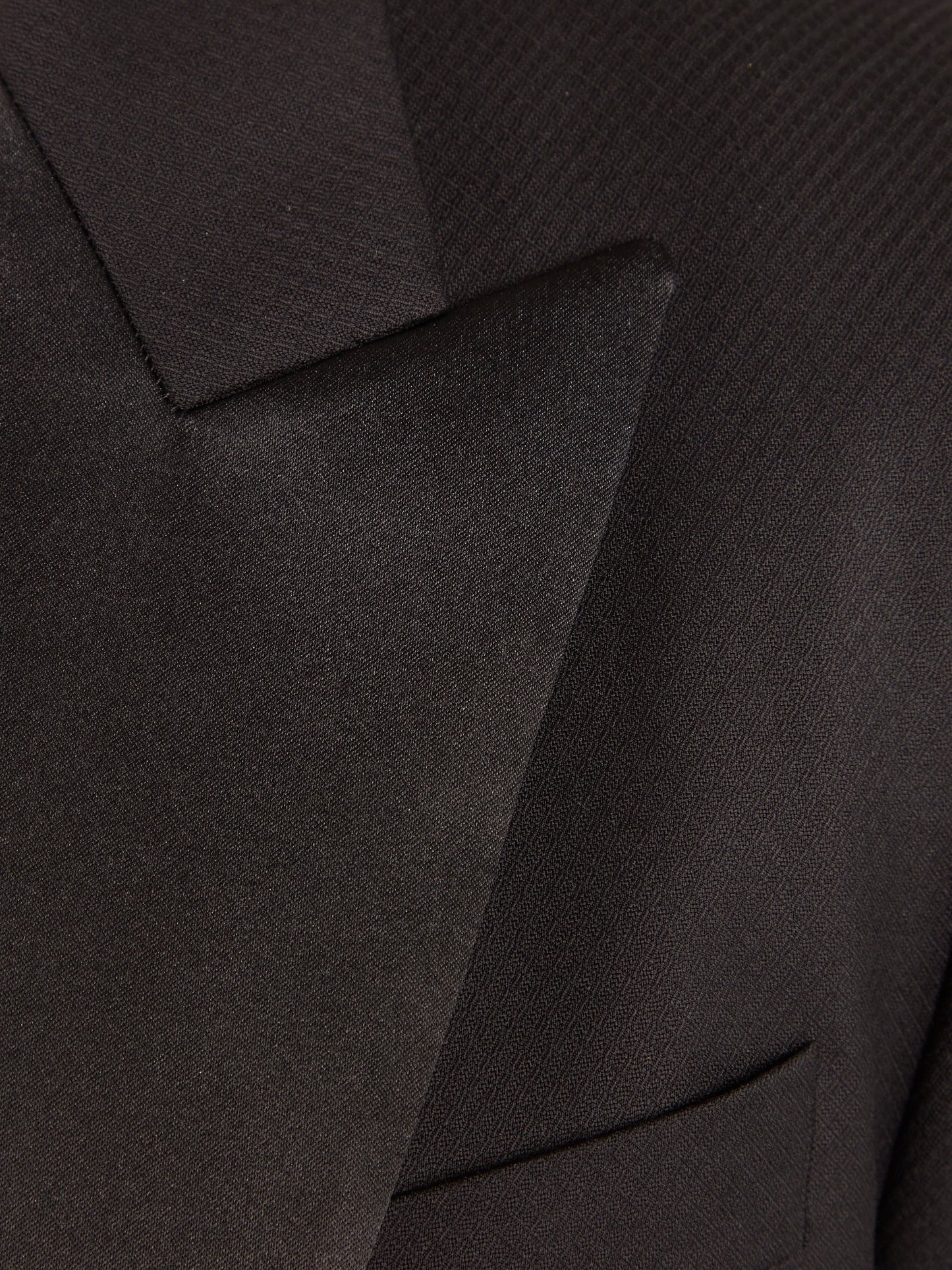 Luxury Carlyle Dinner Suit Loro Piana - Black