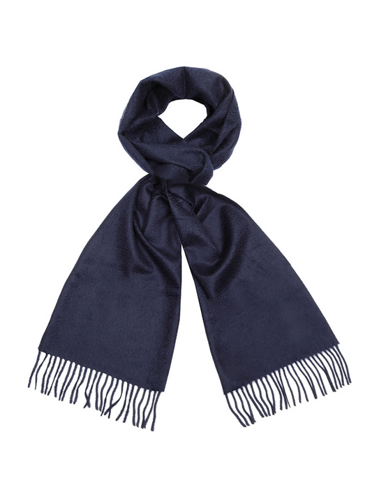 Cashmere Scarf - Navy