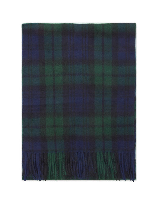 Tartan Cashmere Scarf - Black Watch