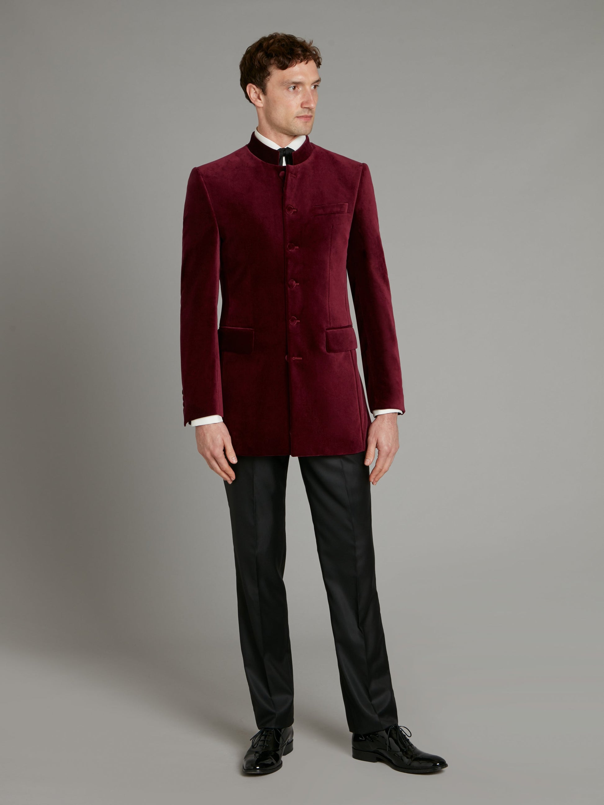 Ormonde Smoking Jacket - Burgundy