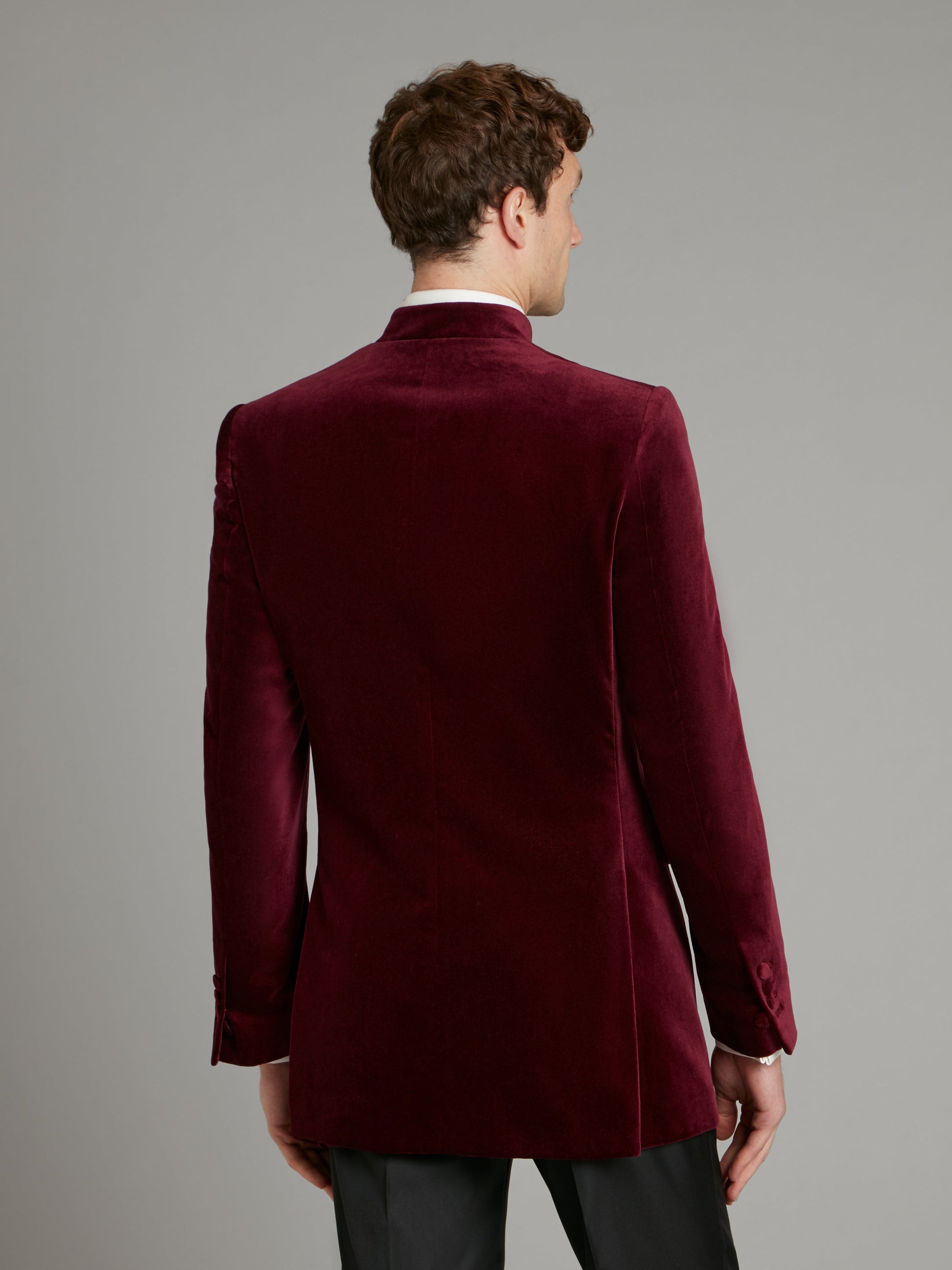 Ormonde Smoking Jacket - Burgundy