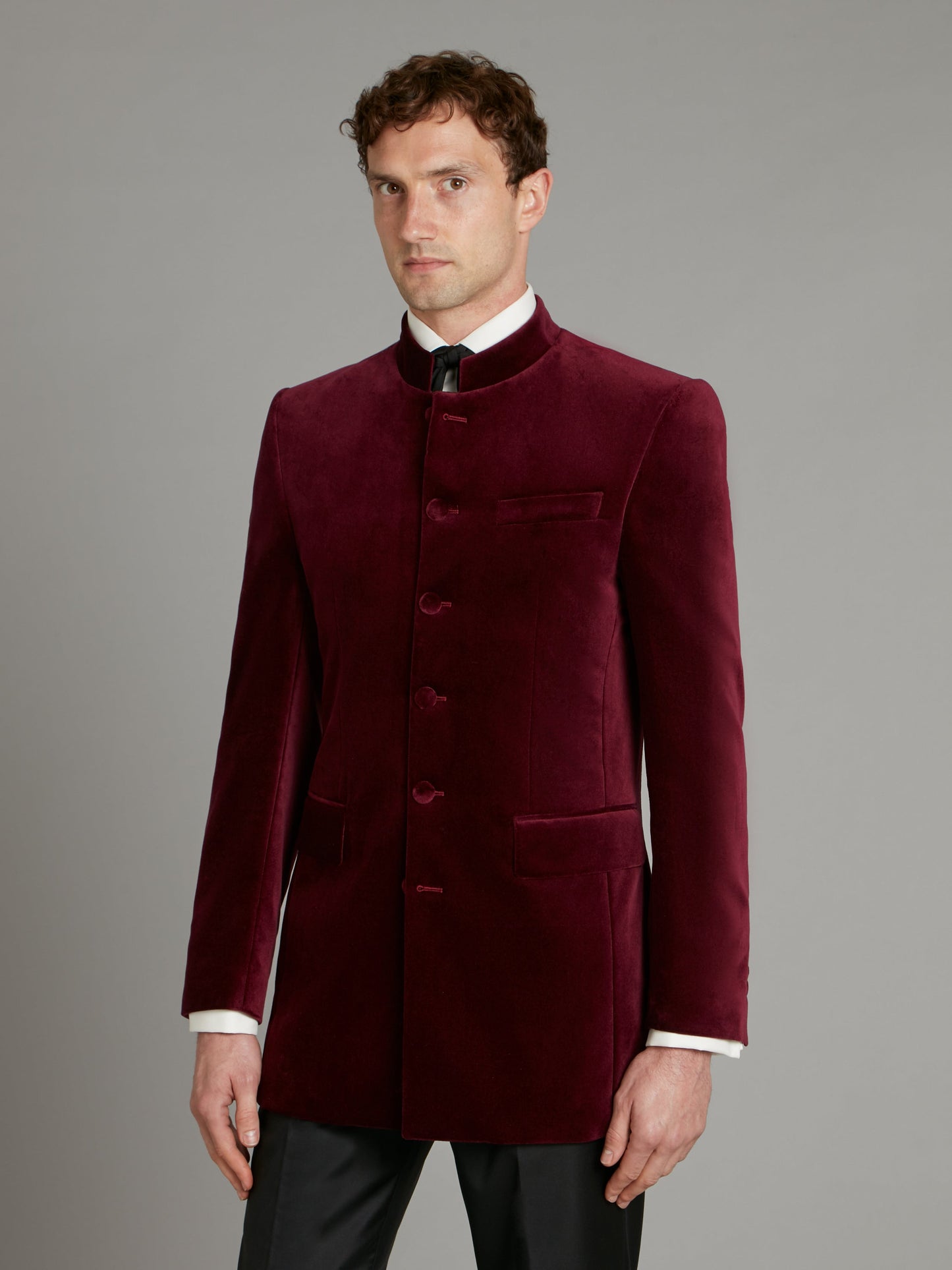 Ormonde Smoking Jacket - Burgundy