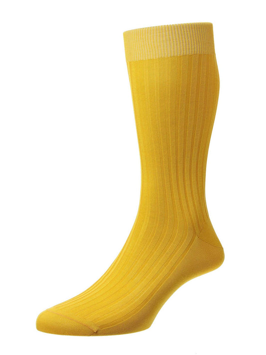 Short Cotton Socks - Yellow