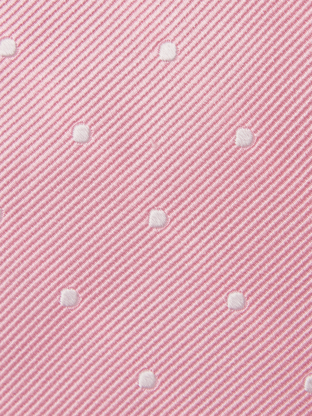 Twill Silk Tie, Spot - Pink