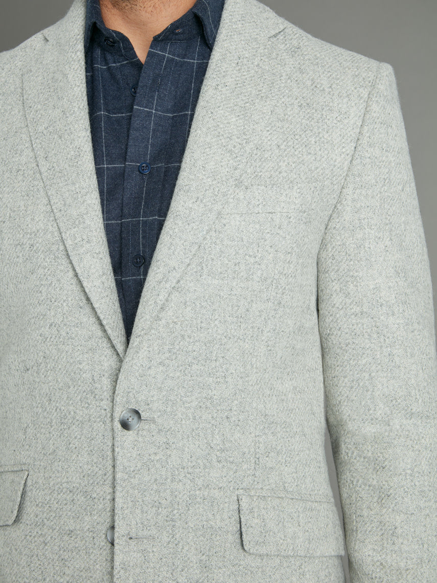 Oliver Brown Eaton grey wool jacket