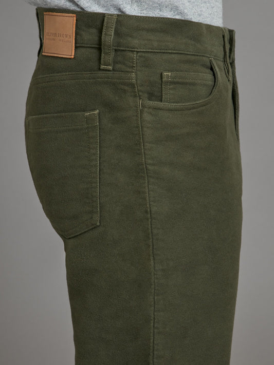 Moleskin Jeans - Olive