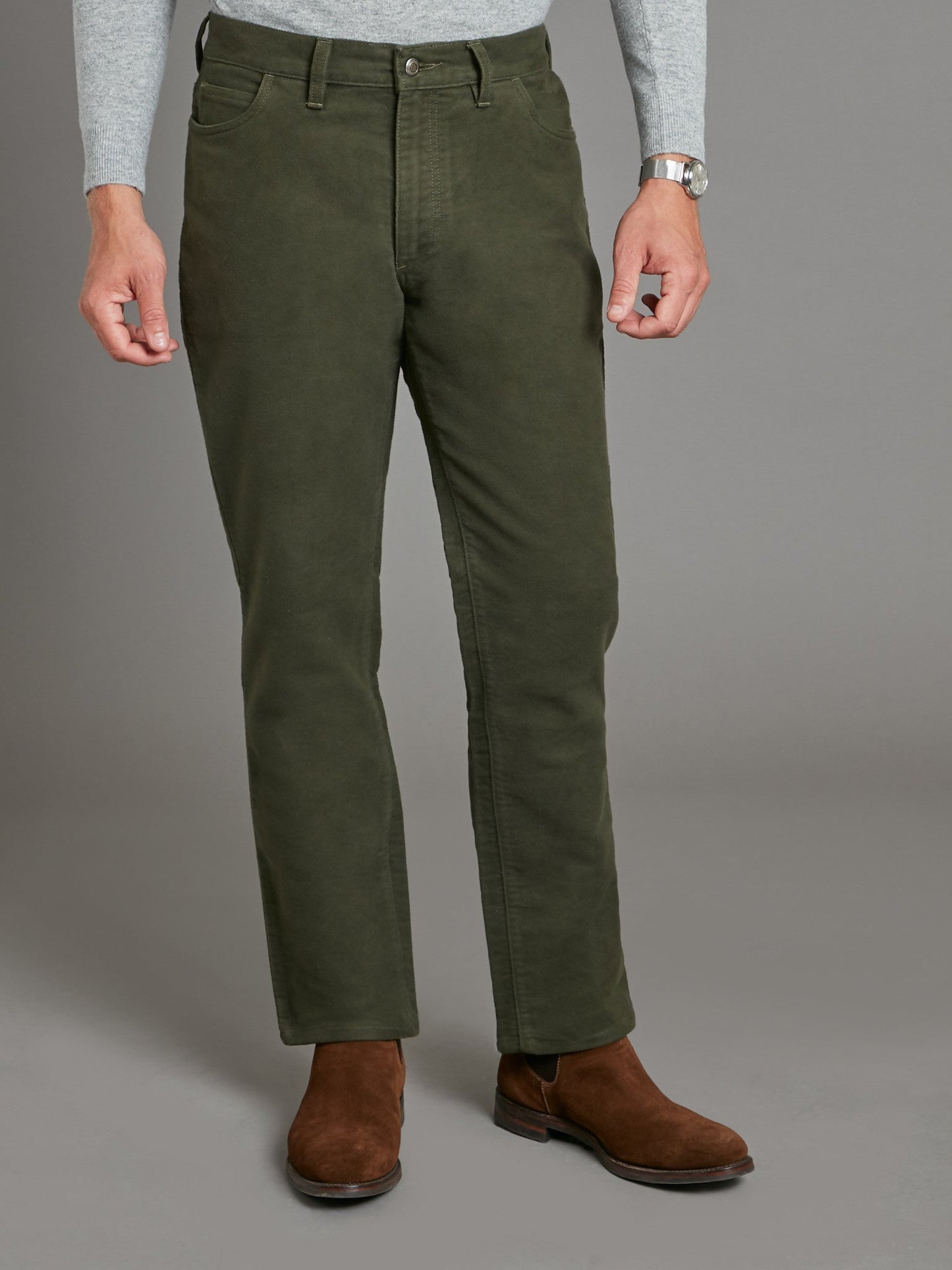 Moleskin Jeans - Olive