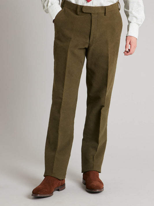 Moleskin Trousers - Olive