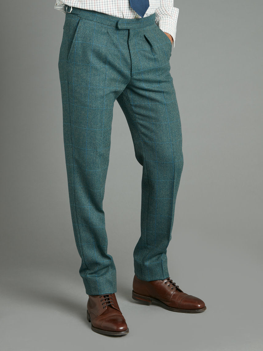 Pleated Trousers - Averon Tweed