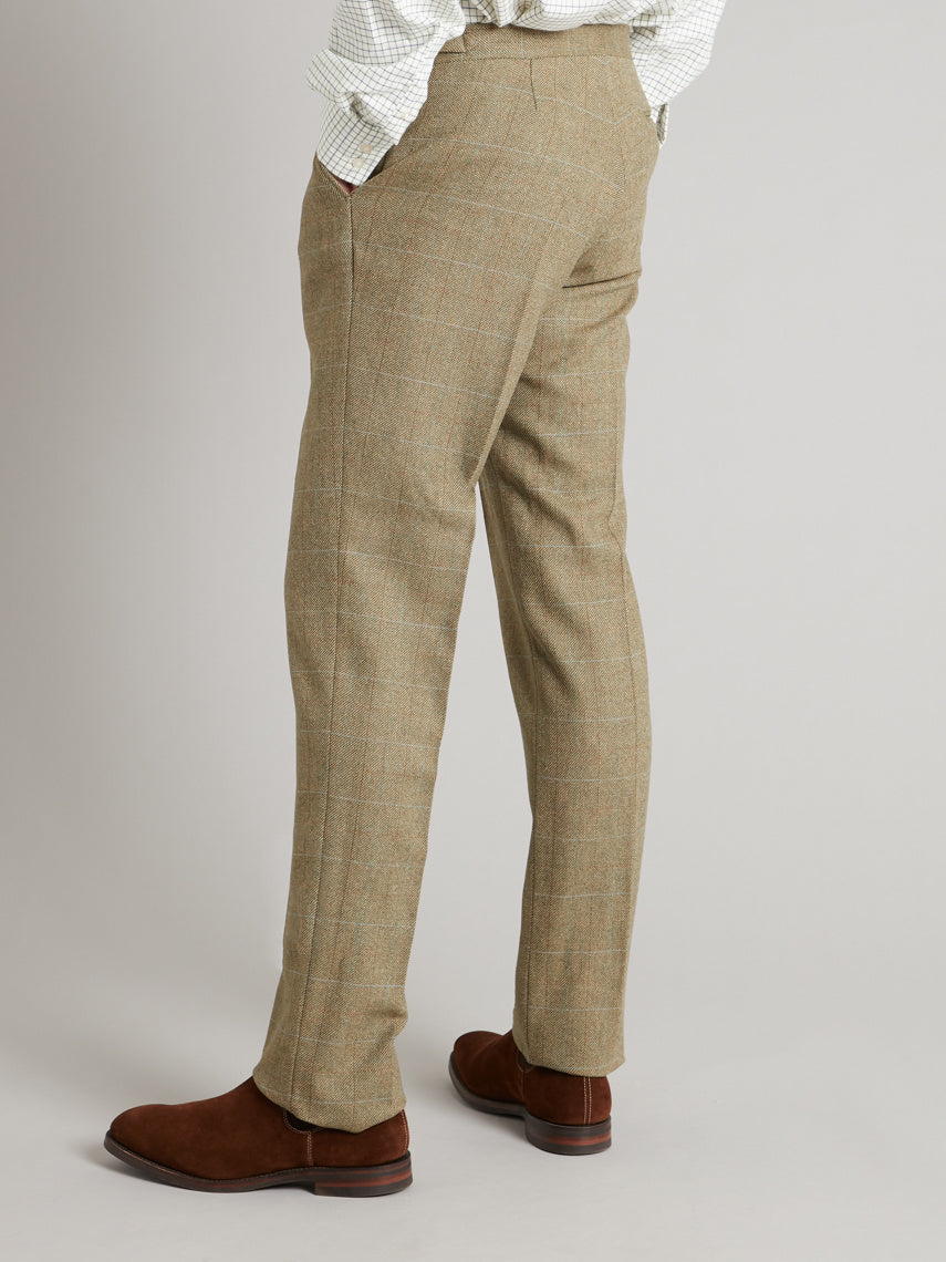 Pleated Trousers - Ayr Tweed