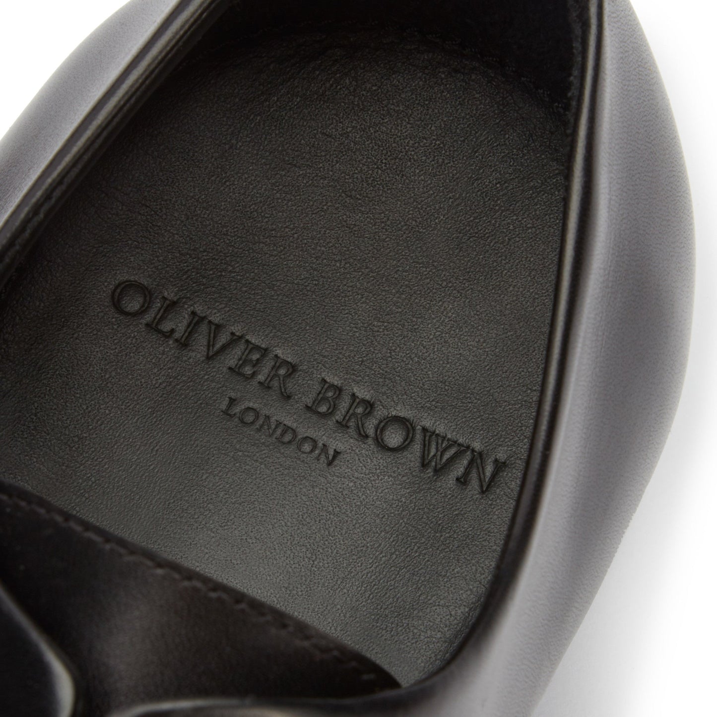 Oliver Brown Cap Toe Shoes - Black