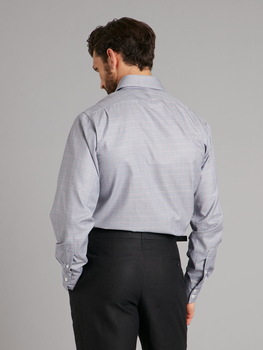 Slim Fit Shirt - Navy Check