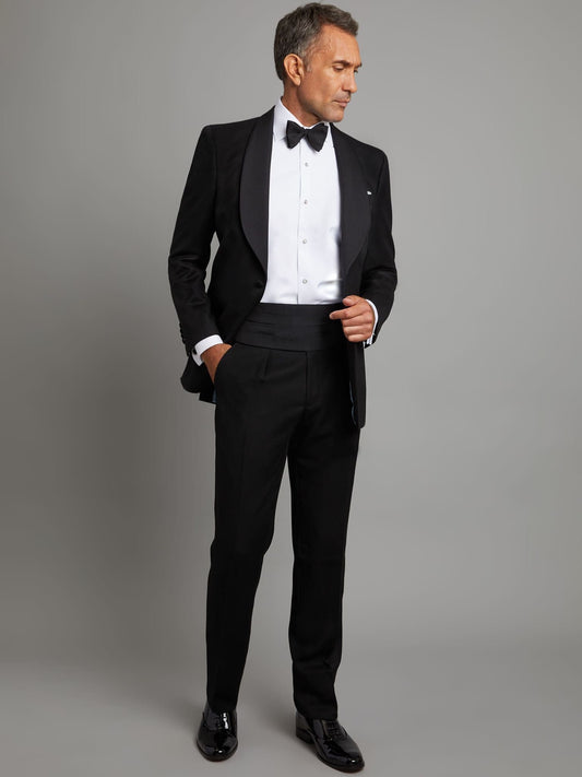 Plain Facing Whittaker Dinner Jacket - Black